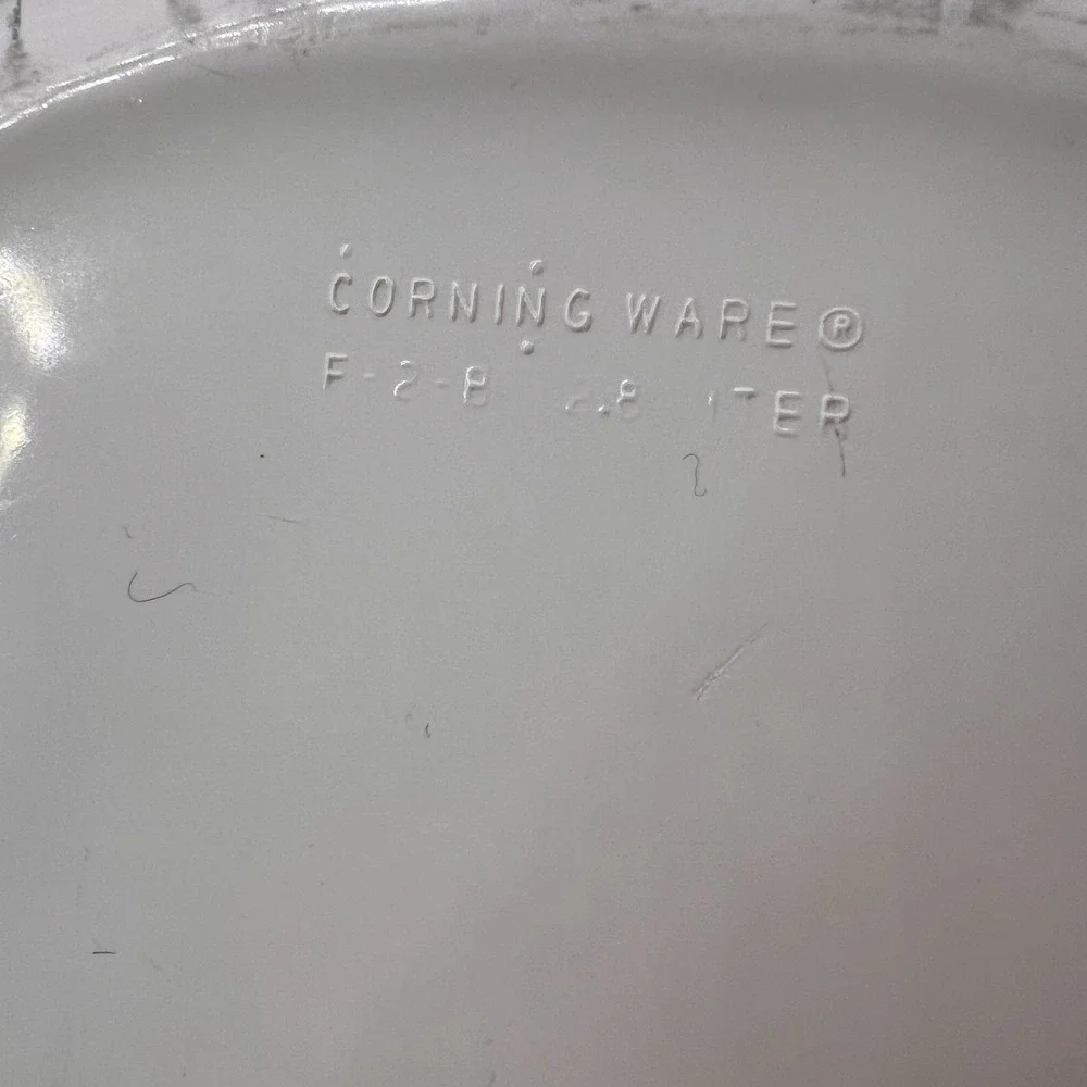 Corning Ware Callaway Ivy Oval Casserole Dish F-2-B 2.8 Liter 3 Quart No Lid